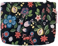 Embroidery Makeup Bags for Women, Floral Cosmetic Pouch Latge Purse by SxoSyo