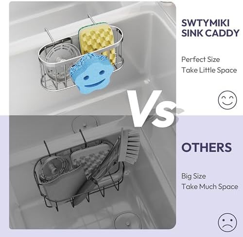 SWTYMIKI Sponge Holder for Kitchen Sink - Image 4