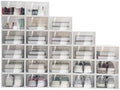 Ringmaster 24 Pack Shoe Storage Box Shoe Organizer Boxes by Unknown