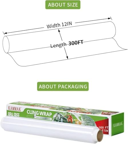 KAMMAK Plastic Wrap, Food Wrap - Image 4
