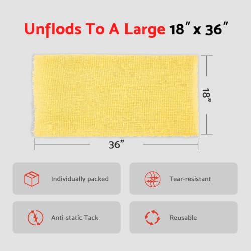 S&F STEAD & FAST Tack Cloth, 6 Pack, - Image 4