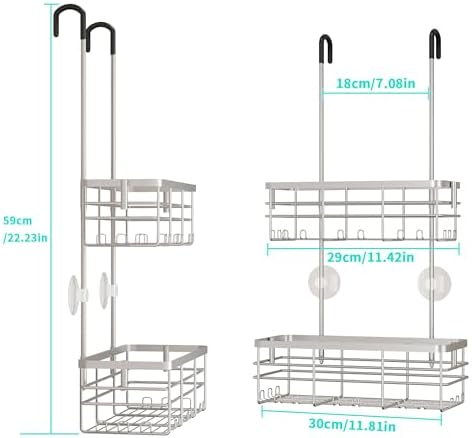 HapiRm Hanging Shower Caddy Organizer - Image 7