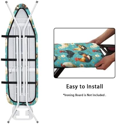 Rooster Ironing Board Covers Fits Standard Sizes Ironing Board Protector - Image 4