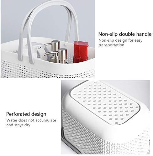 Plastic Portable Shower Caddy Basket, Storage Organizer, 2 Pack - Image 2