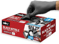 London Labs Black Nitrile Gloves Disposable Latex Free & Powder Free, 4 Mil by LONDONLABS