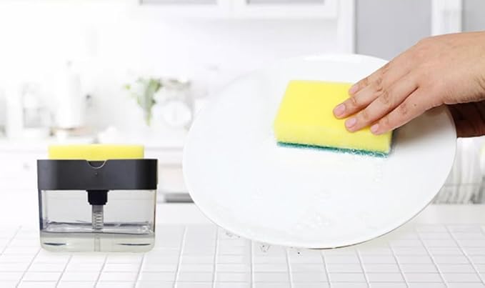 2-in-1 Kitchen Dish Soap Dispenser by Unknown