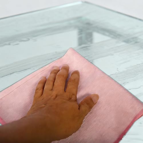 Microfiber Glass Cleaning and Polishing Cloth, Lint Free, 15.7 x 15.7 Inch - Image 7