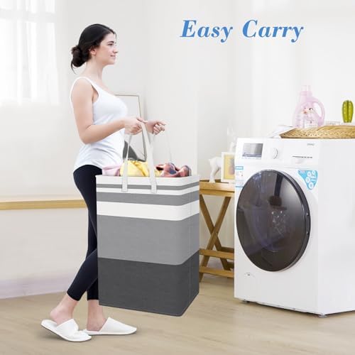 BlissTotes 3-Pack Laundry Basket, Collapsible Laundry Hamper - Image 5