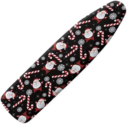 GLENLCWE Santa Claus Print Ironing Board Cover, 54x15 inches, Christmas Ironing by GLENLCWE