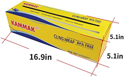 KAMMAK Plastic Wrap Food Cling Wrap - Image 2