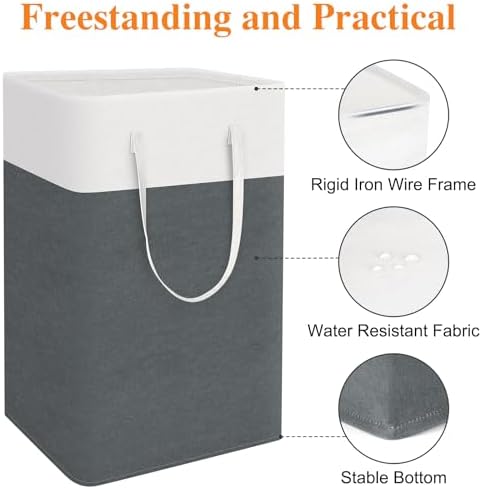 TasticTotes Laundry Basket 3 Pack, Laundry Hamper - Image 4