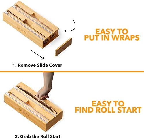 SpaceAid WrapNeat 2 in 1 Wrap Organizer - Image 6