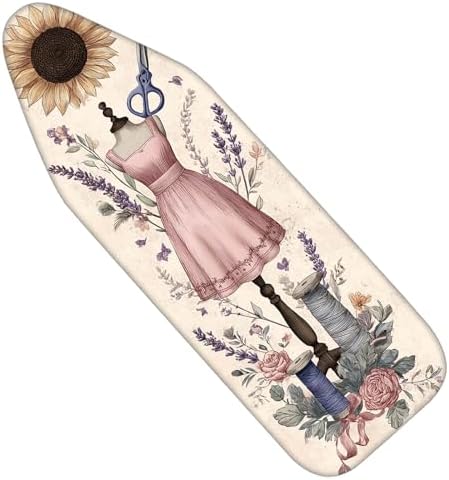 Nuxovilar Sunflower Sewing Mannequin Ironing Board Cover 15x54 Polyester by Nuxovilar