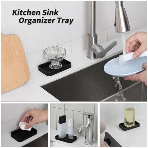MicoYang Silicone Kitchen Sink Organizer Tray - Image 4