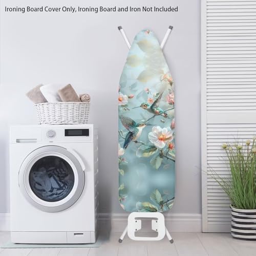 Hummingbird Design Ironing Board Cover and Pad Elastic Edge - Image 3