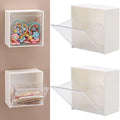 Tecbeauty 2PCS Cotton Pads Holder Dispenser, Wall Mounted Cotton Ball by Tecbeauty