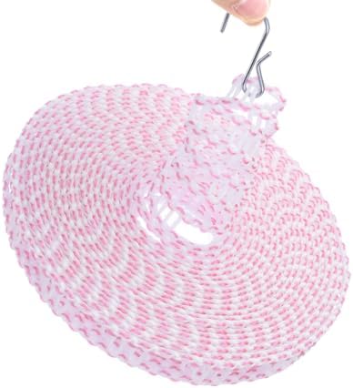 uxcell Windproof Clothesline, 5M 16.4ft Plastic Non-Slip Clothes Drying Rope - Image 3