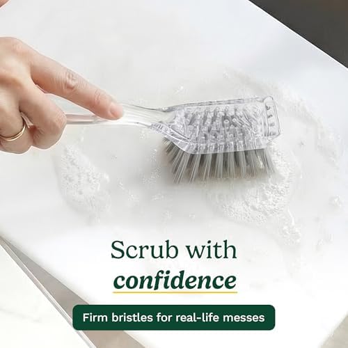 Cuisinart Dish Brush with Handle, 2 Pack, Firm Bristles - Image 3