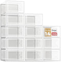 SEE SPRING XXX-Large Fit Size 14 Shoe Storage Box, Shoe Rack Sneaker Container by SEESPRING