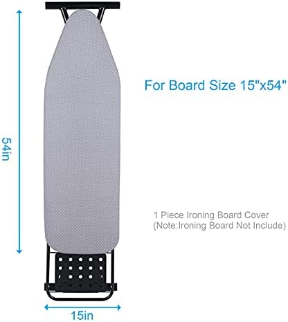 BNDX Ironing Board Cover Standard Size Reflective 4 Layers Thick Padding - Image 5