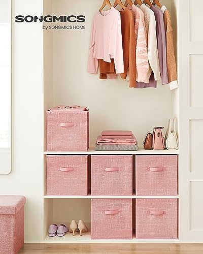 SONGMICS Storage Cubes, 13-Inch Foldable Closet Organizers - Image 2