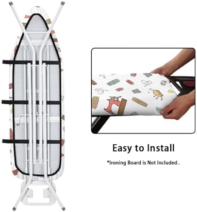 Ironing Board Covers with Cartoon Sewing Machine Print Ironing Board Covers - Image 4