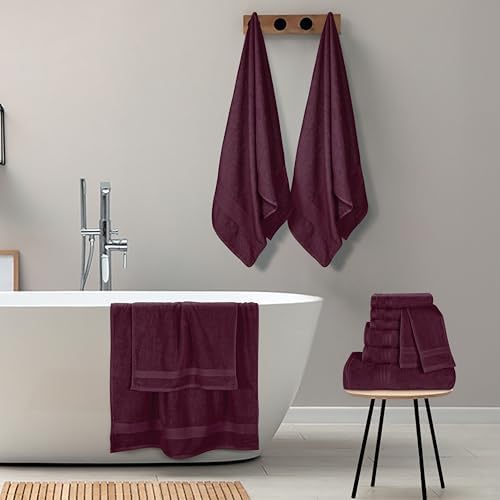 GLAMBURG Ultra Soft 24-Piece Towel Set - Image 5