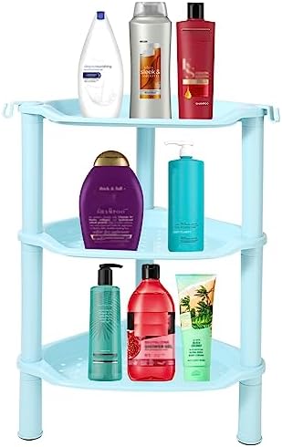 3 Tier Shower Caddy Organizer Shelf Corner, 13.5 x 10 x 26 Inches, Plastic by SLZBCY
