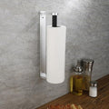 pu&lizfii Adhesive Or Drilling Silver Kitchen Paper Towel Holder Under Cabinet by pulizfii