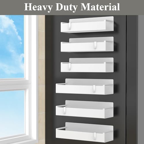 HuggieGems 6 Pack Magnetic Spice Rack Organizer - Image 4