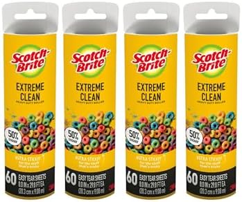 Scotch-Brite 50% Stickier Large Surface Lint Refill, 240 Sheets Total by Unknown