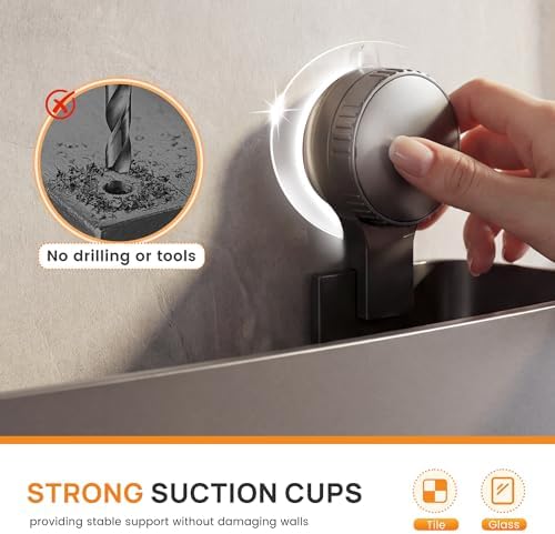 2-Pack Suction Cup Shower Caddy - Image 6