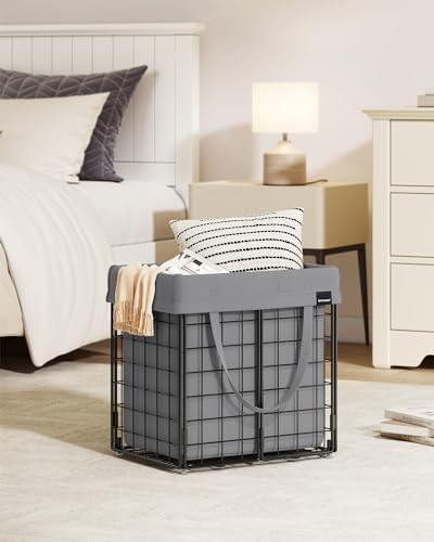 SONGMICS Laundry Hamper, Collapsible, 11 Gal. - Image 3