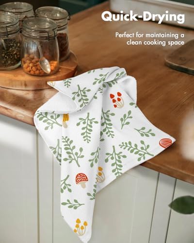 Miss Adola 2pcs Cotton Waffle Kitchen Towels - Image 2