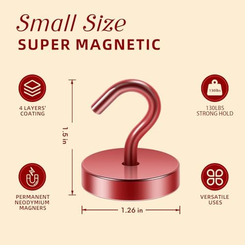 Neosmuk Magnetic Hooks Steel Tube Design - Image 4