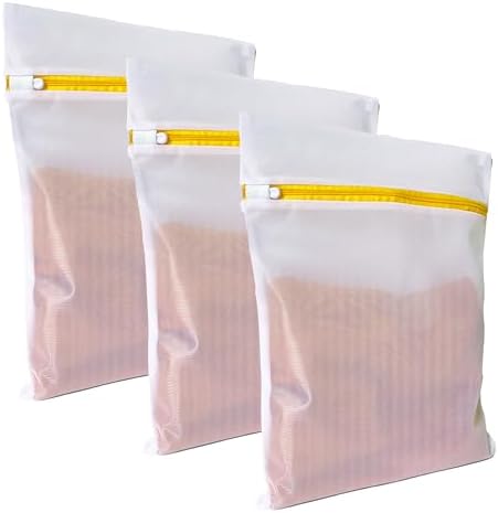 3 Pack Mesh Laundry Bags for Daily Essentials 16inx20in LAUNDRY CLUB® by LAUNDRYCLUB