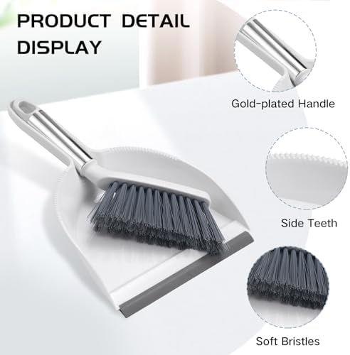 NACENA Mini Broom and Dustpan Set, 2 Packs - Image 5