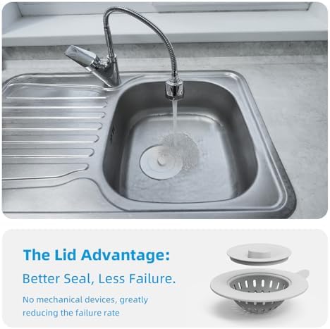 4 Pack Silicone Kitchen Sink Drain Catcher - Image 5