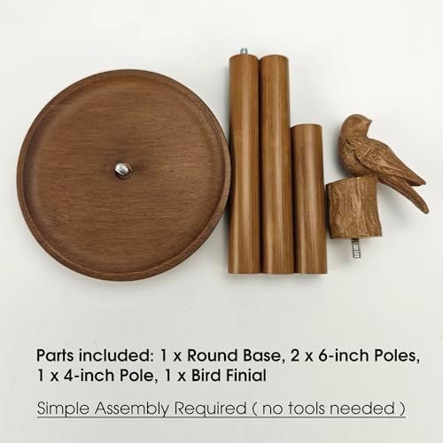 Paper Towel Holder Countertop, Faux Wood Color Paper Towel Stand - Image 4
