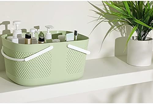 rejomiik Portable Plastic Shower Caddy Basket Organizer - Image 2