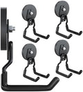 3-H Heavy Duty Magnetic Hooks, No-Drill Garage Power Tool Holder, 4 Pack by 3-H