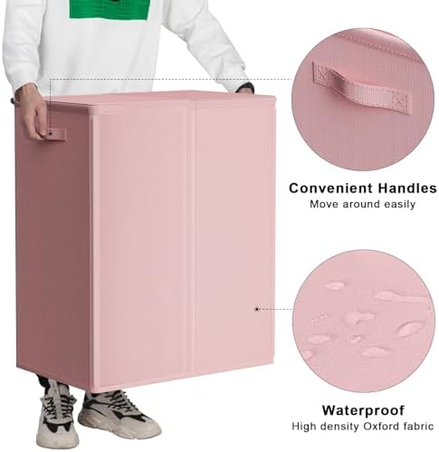 WOWLIVE 154L Double Laundry Hamper 2 Section - Image 6