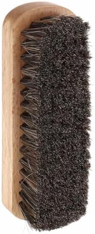 HARFINGTON Shoe Cleaning Brush 6"x2" Beech Wood Horsehair Boot Polish Brushes by HARFINGTON