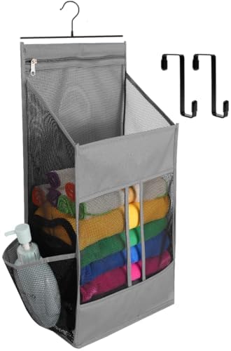 ALYER Hanging Plastic Grocery Bag Holder and Dispenser, Mesh Over the Cabinet by ALYER