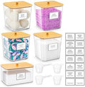 4+1 Pack Laundry Detergent Storage Containers, laundry powder container by Unknown
