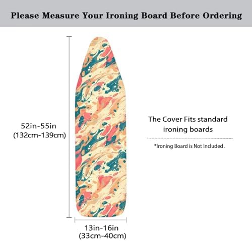 Abstract Fluid Painting Ironing Board Cover, Modern Aesthetic Art Home - Image 5