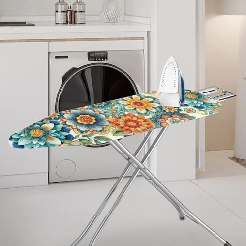 Boho Dahlia Ironing Board Cover Extra Wide Table Top Ironing Board Cover - Image 2