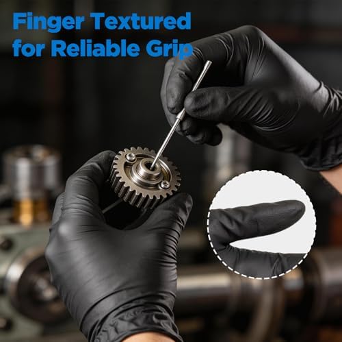 5 Mil 1000Pcs Food Grade Disposable Nitrile Gloves XL - Image 5
