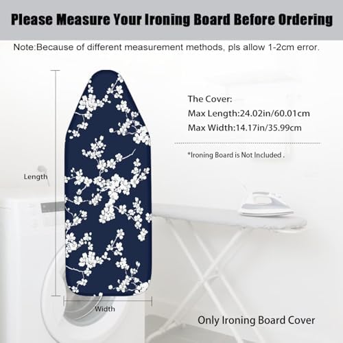 Elegant Mini Ironing Board Cover Cherry Table Top Ironing Board Protector - Image 7