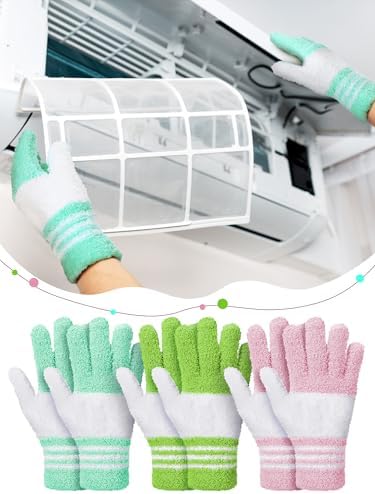 Patelai 3 Pairs Microfiber Dusting Gloves - Image 4